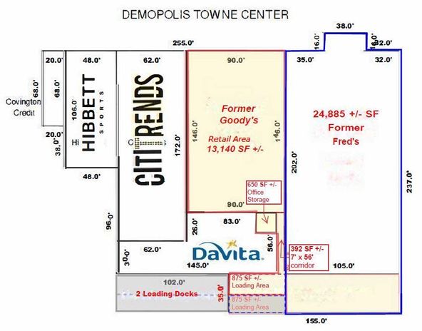 Demopolis Towne Center: 505 US Highway 80 W, Demopolis, AL 36732